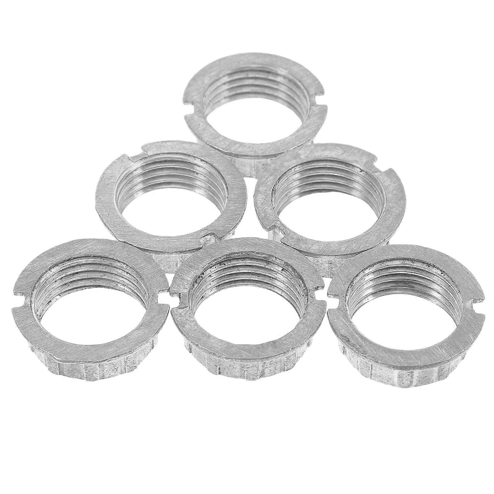 Silver G9 Lamp Holder Outer Rings Threaded Collar for Light Fixture 18Pcs