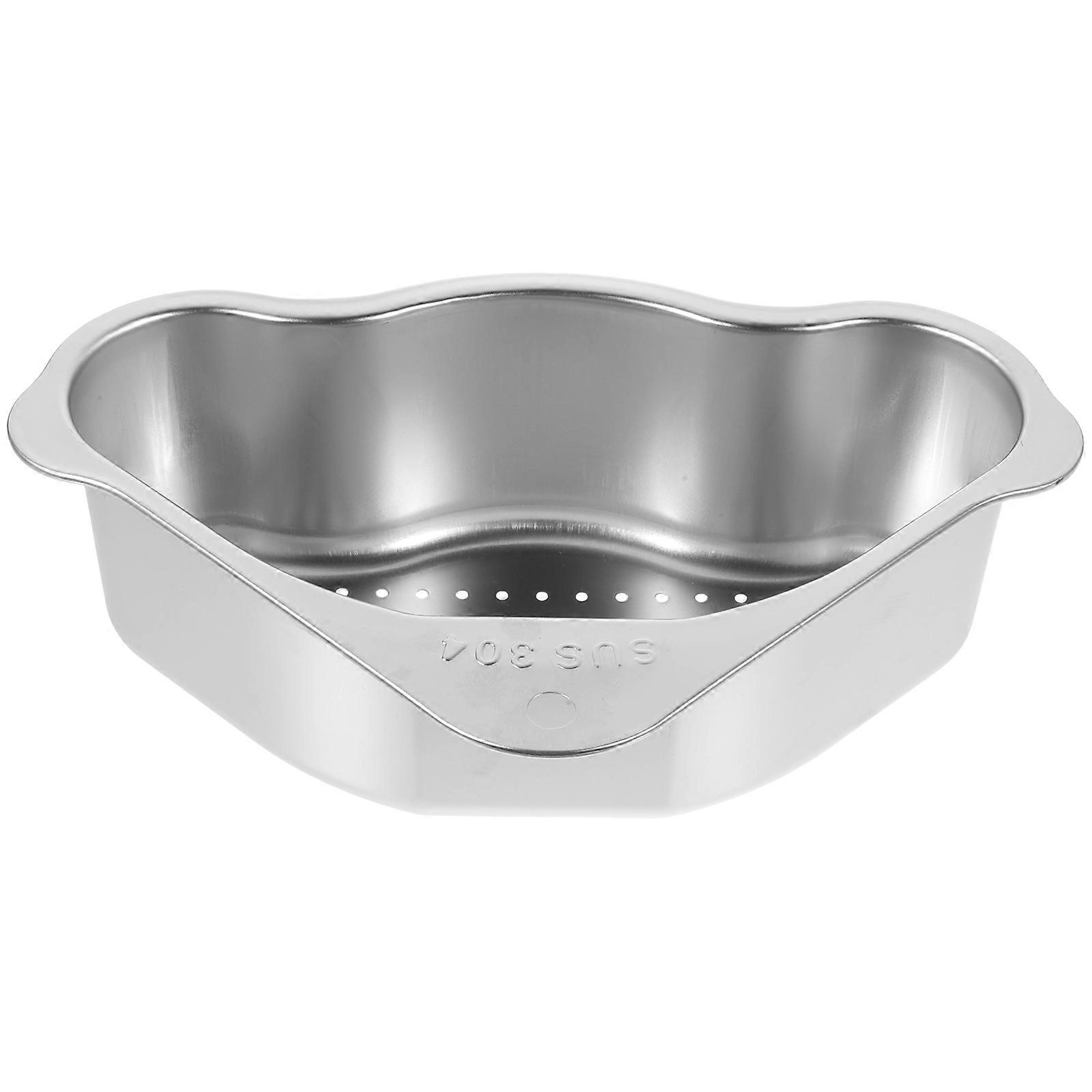 Reusable Sink Basket 5Pcs Square Structure For Dishwashing Keeps Sink Clean And Filters Residue