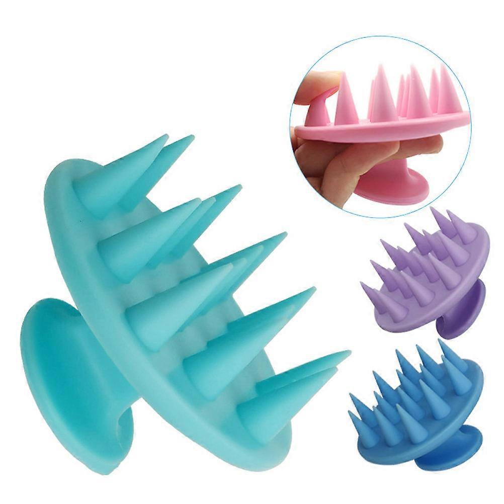 1Pcs Silicone Head Brush for Massage Use Shampoo Scalp Massager
