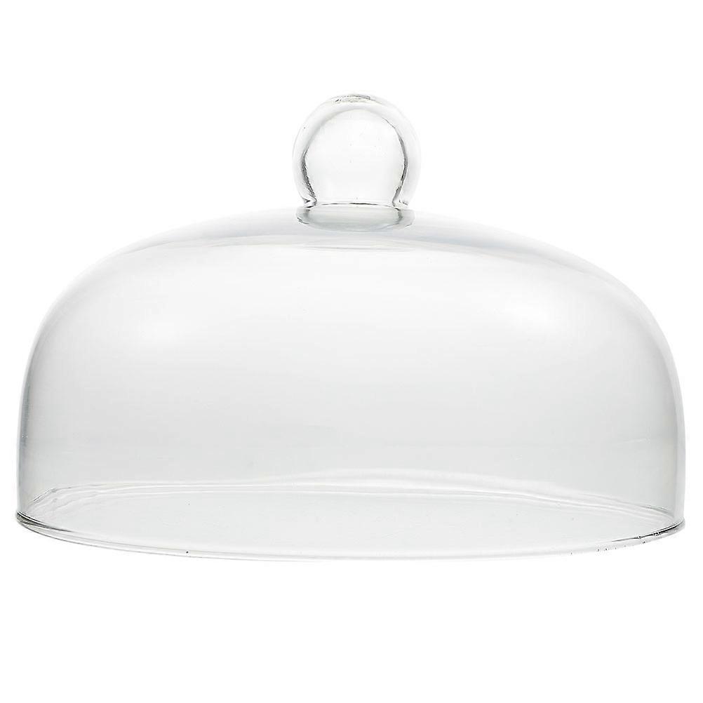 Dining Table Cake Dome Glass Cover for Protection 4Pcs Clear Dome