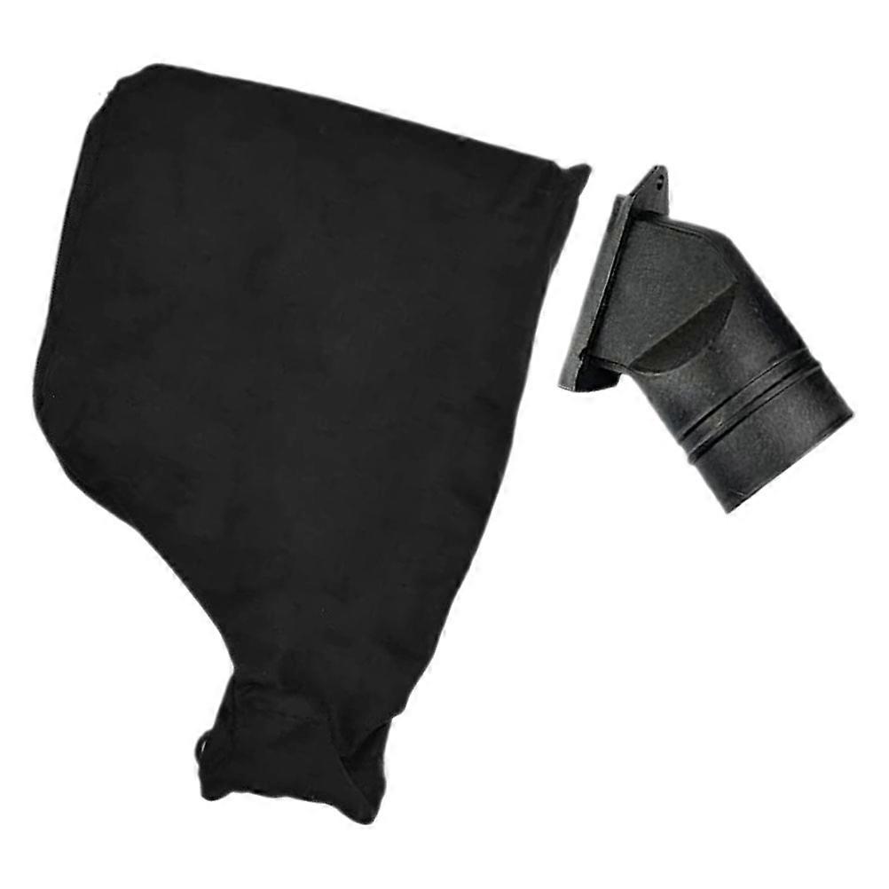 5Pcs Miter Saw Dust Bag for Saw Cloth Material Black with Adapter