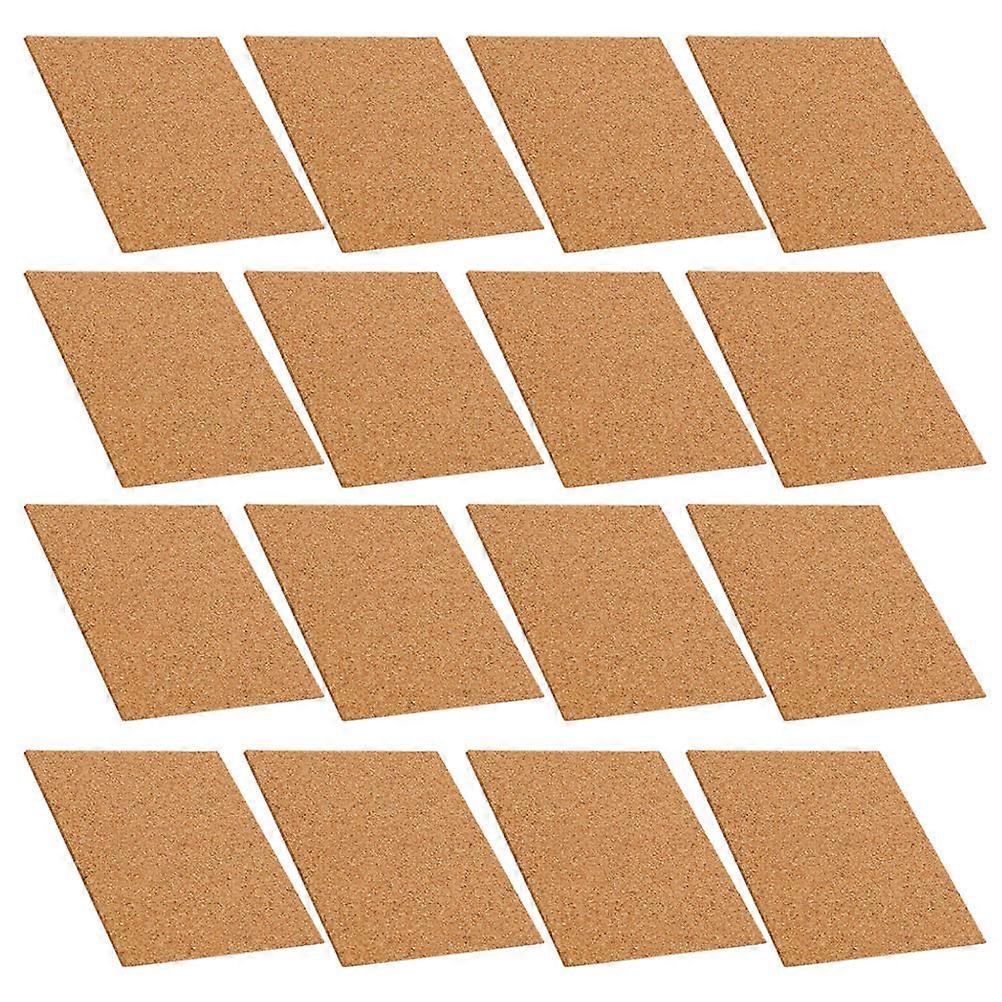 180 Pcs Self Adhesive Cork Pads Square Coasters For Kitchen Office Home Decoration Non-Slip Functional Mats 10X10X0.5CM