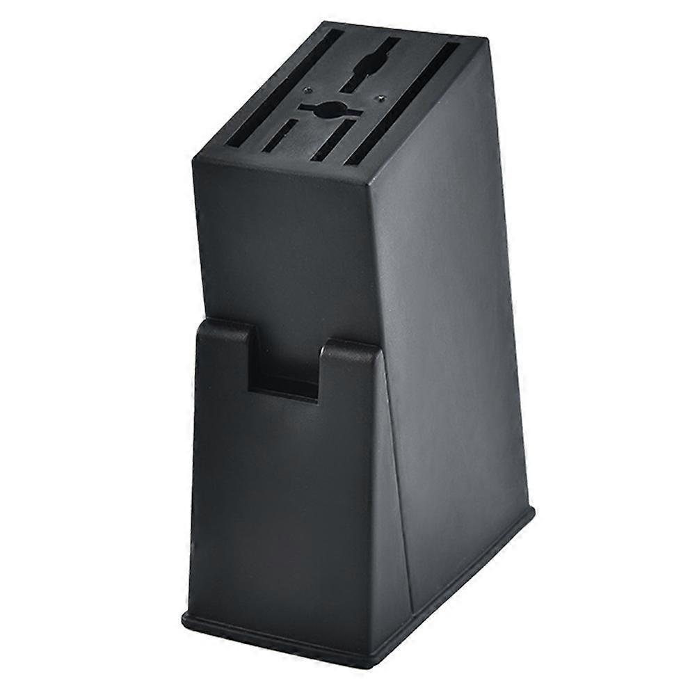 Cutlery Display Stand Plastic Block for Storage 2Pcs Black