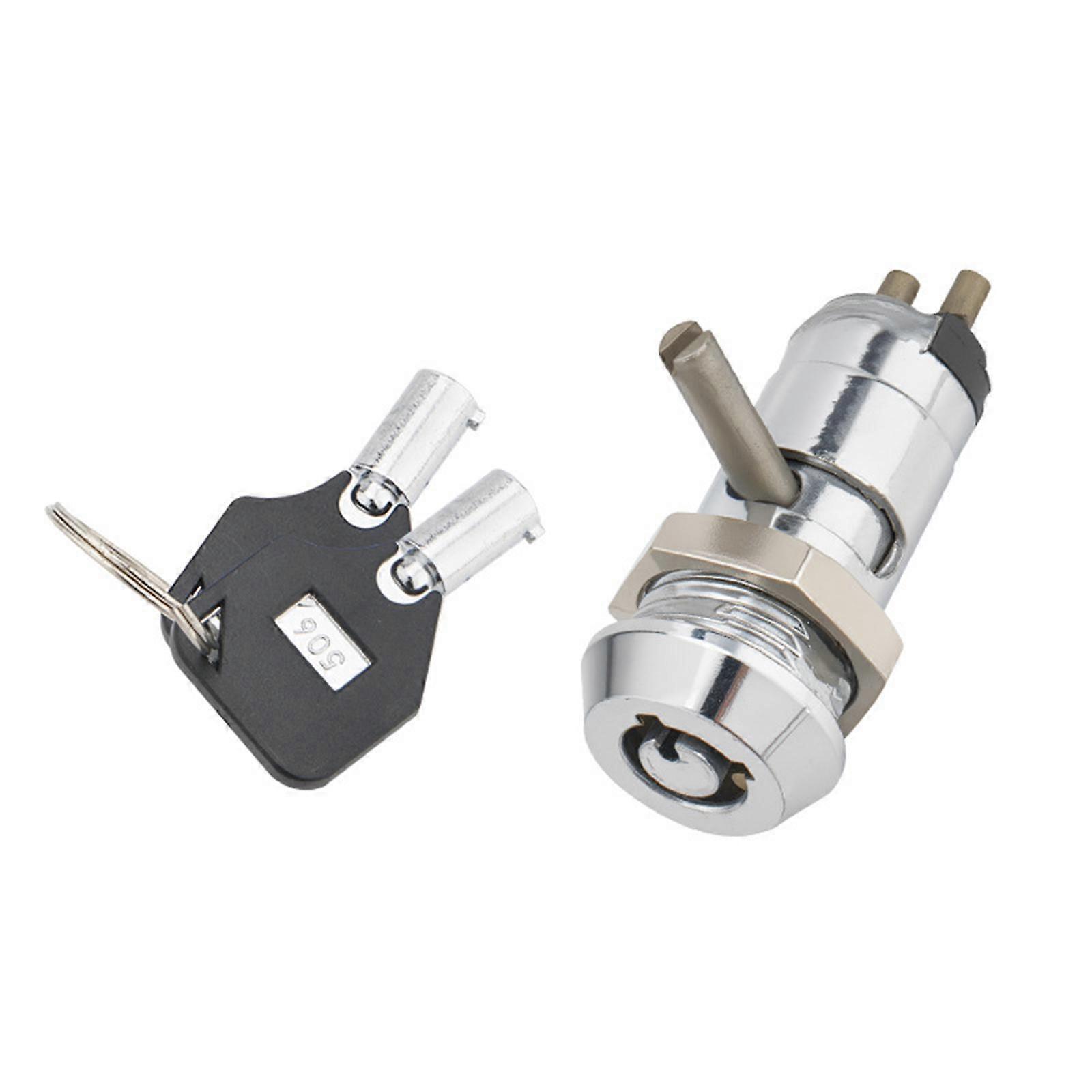 12mm DIY Key Locking Push Button Switch Security Key Lock Push Button Switch