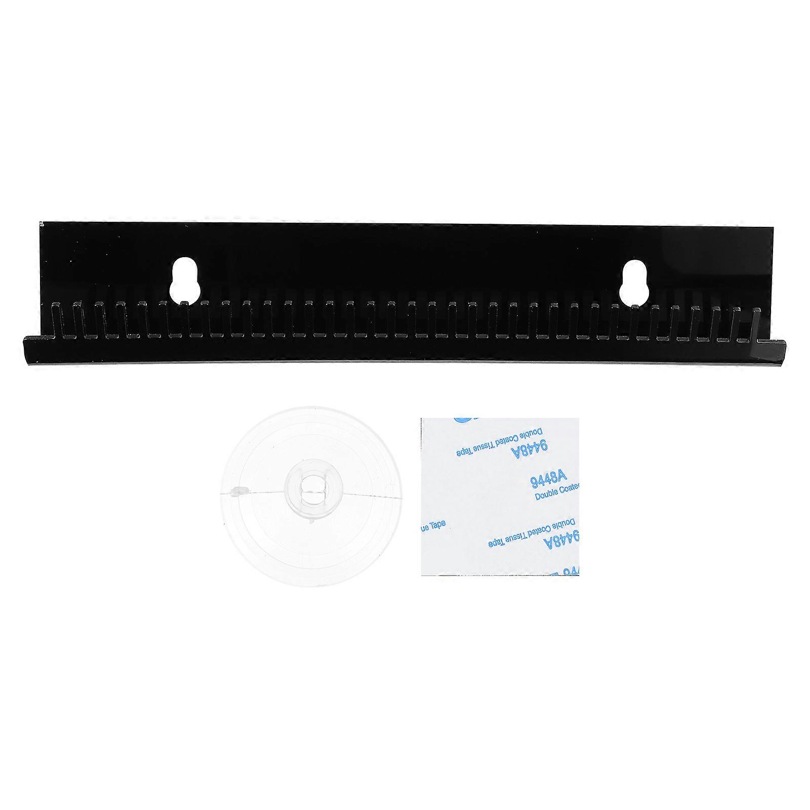 Wig Hanger Acrylic Wig Rack for Wall-Mounted Storage 1Pcs Black