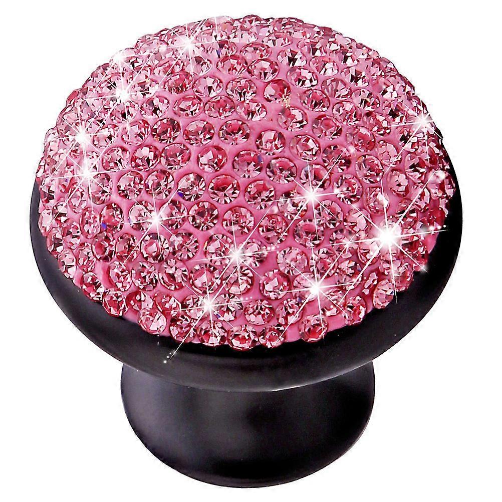 Shining Alloy Door Knobs Aluminum Mushroom Pull Handle 3Pcs Pink