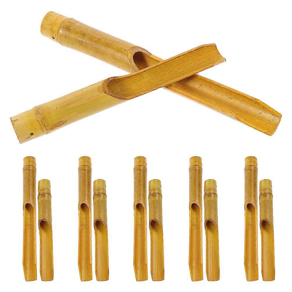 DIY Wind Chime Replacement Bamboo Tubes for Garden Decor 36Pcs