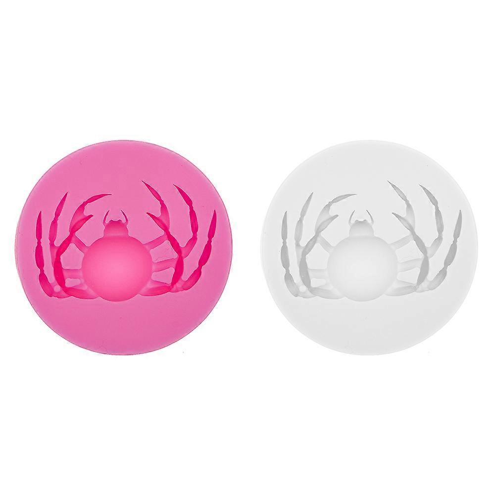 Halloween Baking Molds Liquid Silicone for Spider Pattern 6Pcs