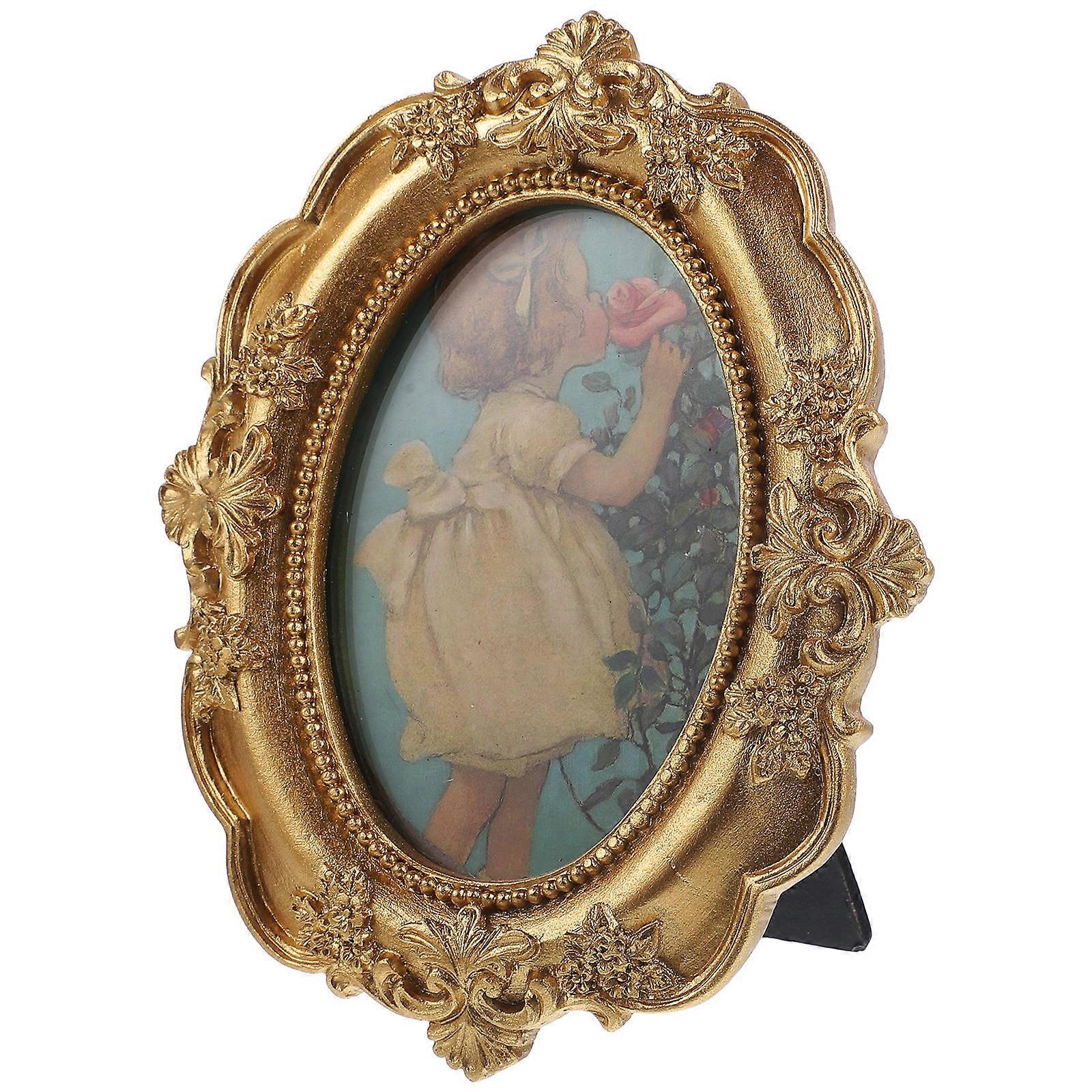 Creative Photo Holder 3Pcs Retro Desktop Picture Frame For Home And Office Gift Giving Display Photos Multi Color