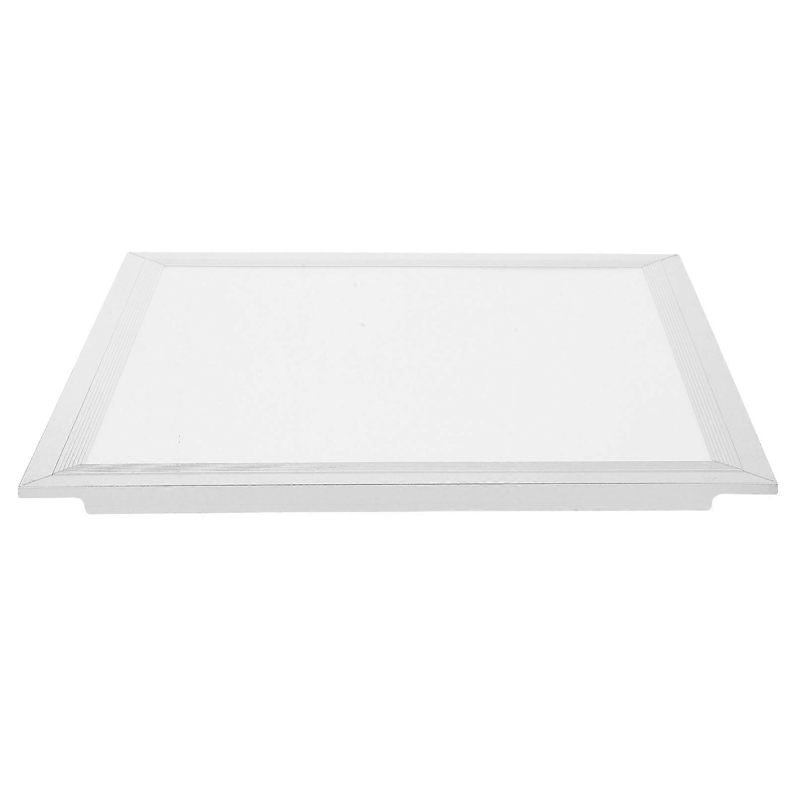 Square Aluminum Ceiling Light Cover 2Pcs for Kitchen Bathroom Lighting