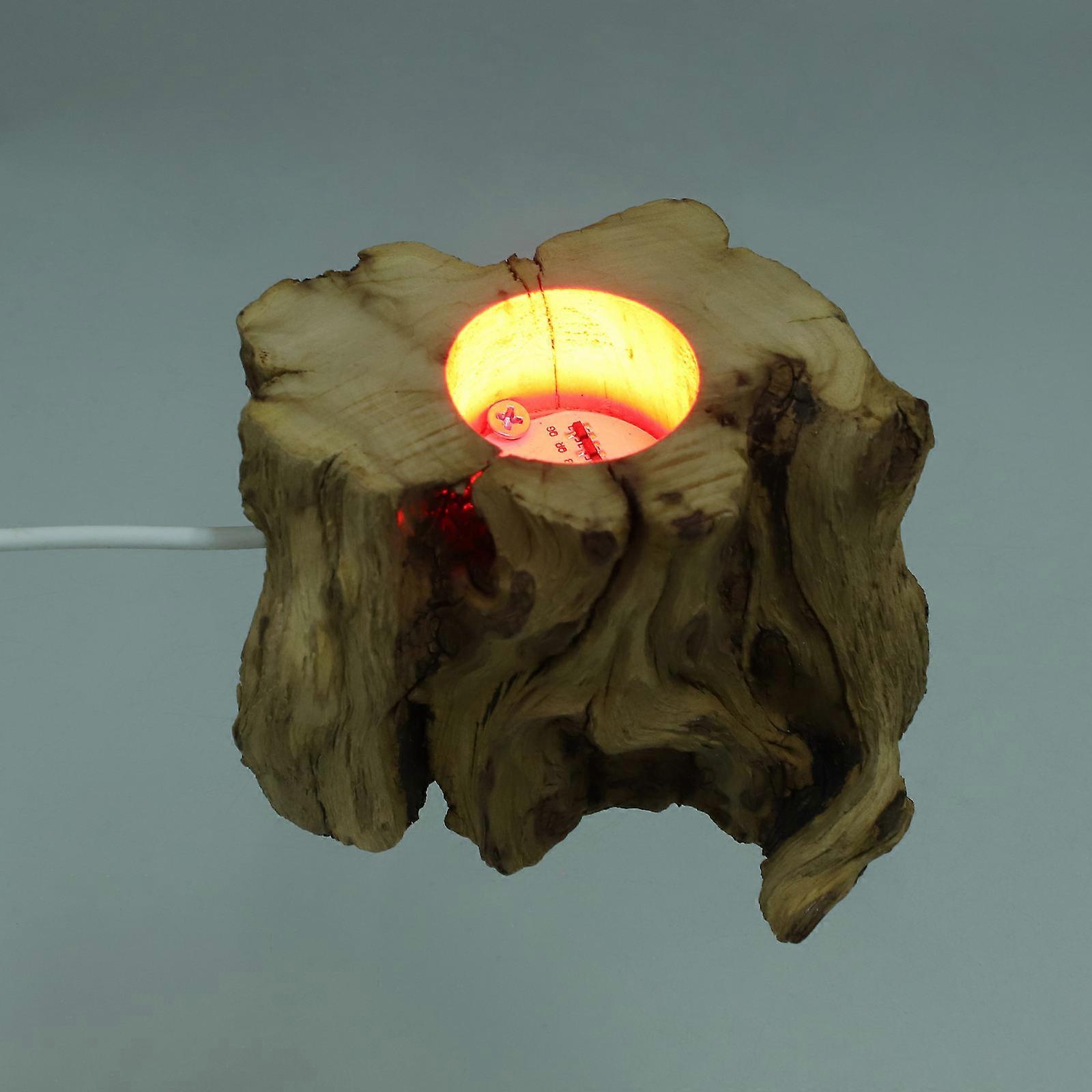 Stump LED Light Crystal Ball Display Base USB Night Light Holder