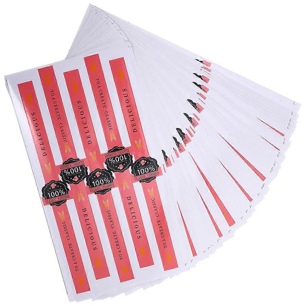 Cake Box Decorative Sealing Sticker for Home Use 200Pcs Quantity