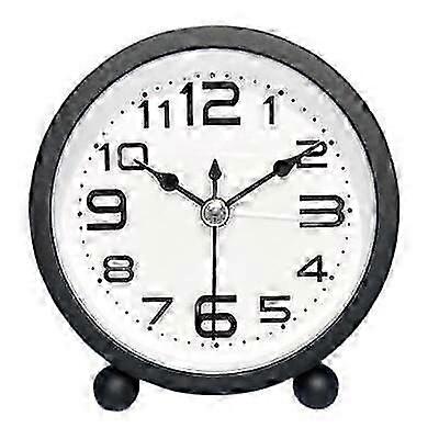 Alarm Clocks Bedside Silent Non Ticking Table Clock With Large Display