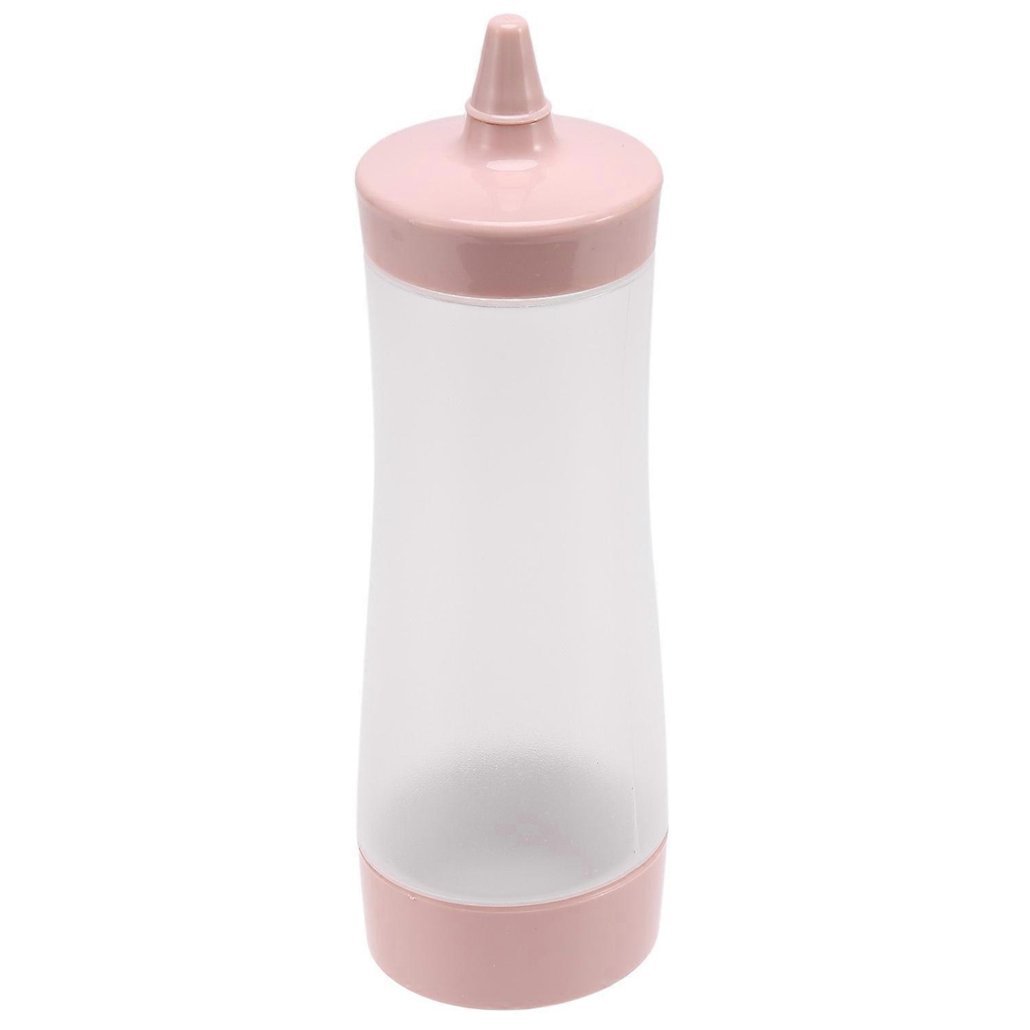 Squeeze Bottle Kitchen Accessories Gravy Plastic Pink + Transparent