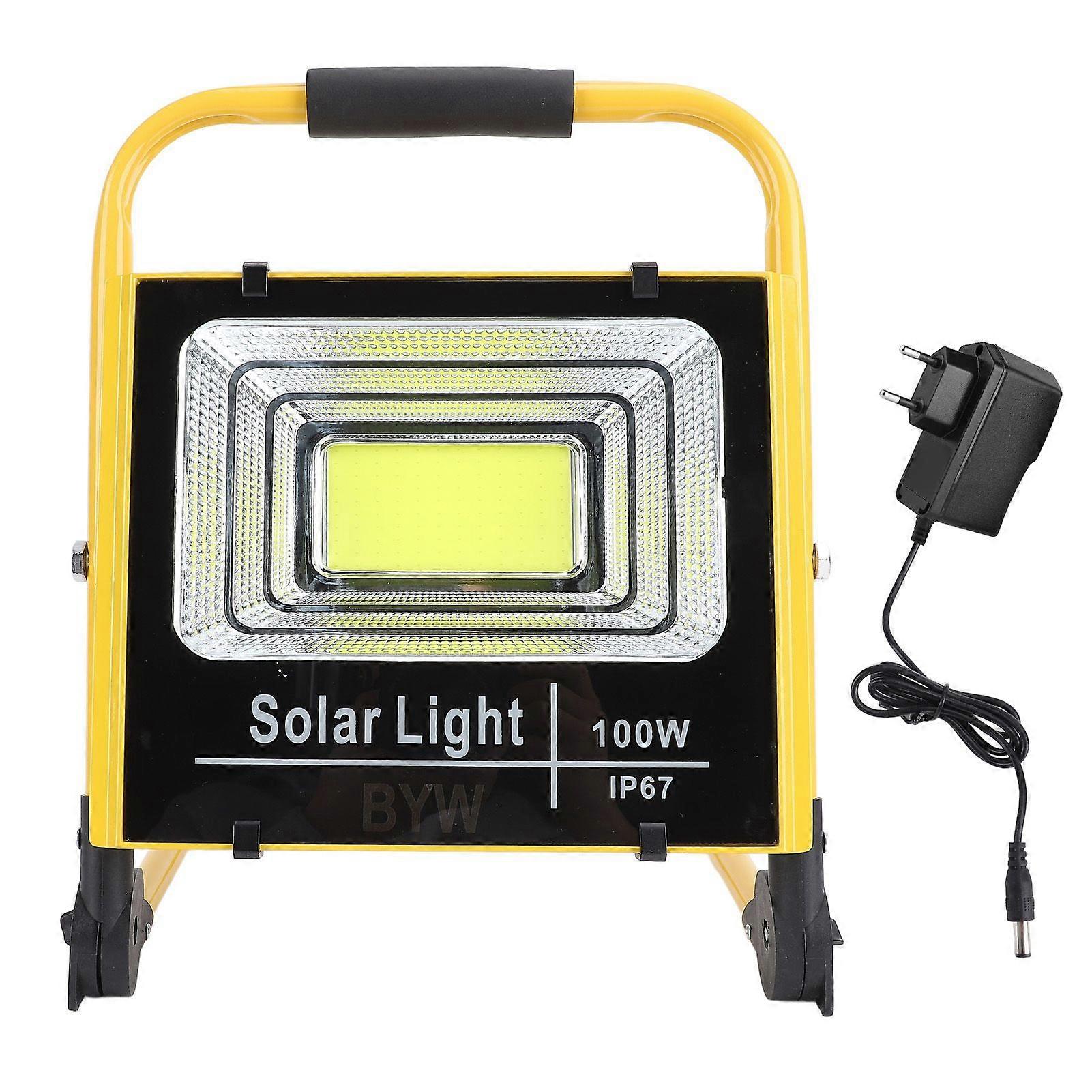 LED Work Light 100W 20000LM 6000K IP67 Water Proof Rechargeable Portable Working Light EU Plug