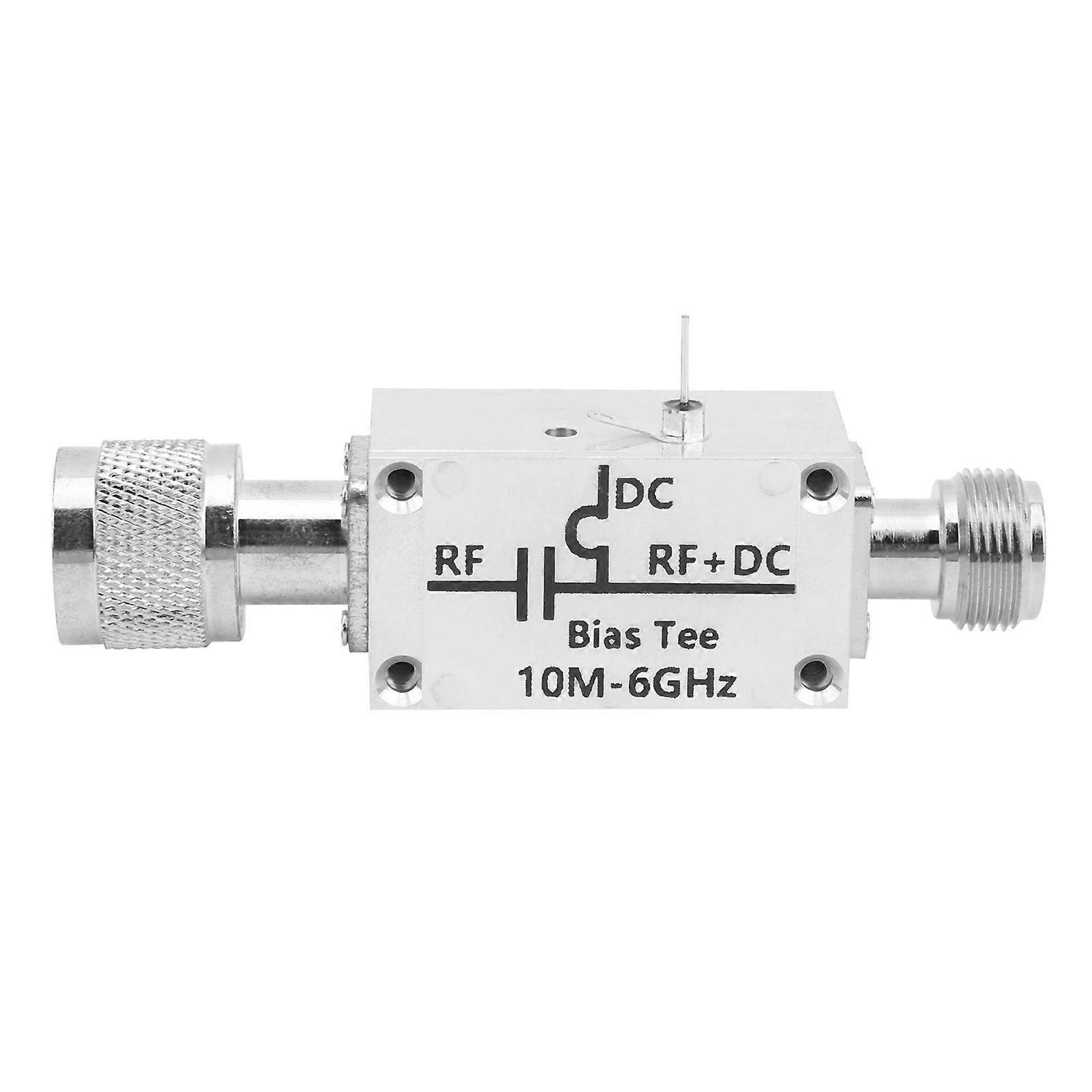RF Broadband Amplifier Module Aluminium Alloy Bias Tee DC Blocker for Ham Radio 10MHz6GHz
