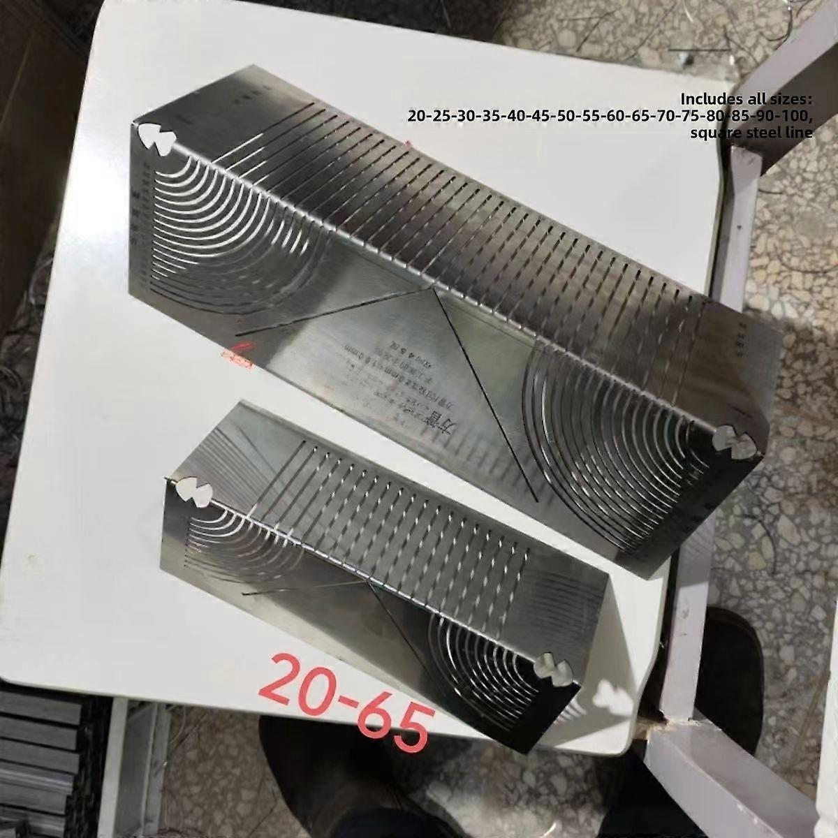New Arc Tool Line Ding Scribe Square Tube Square Steel Circular Ruler 90 Projection Ruler 45 Right Angle Ding Line
