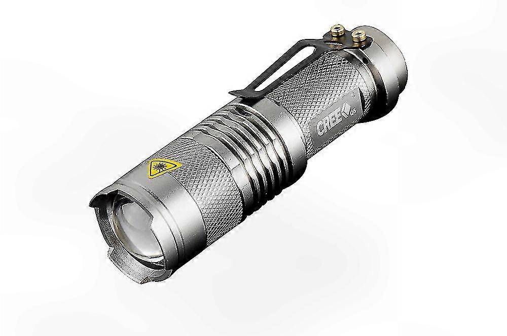 High-Power LED Flashlight - Gray Finish