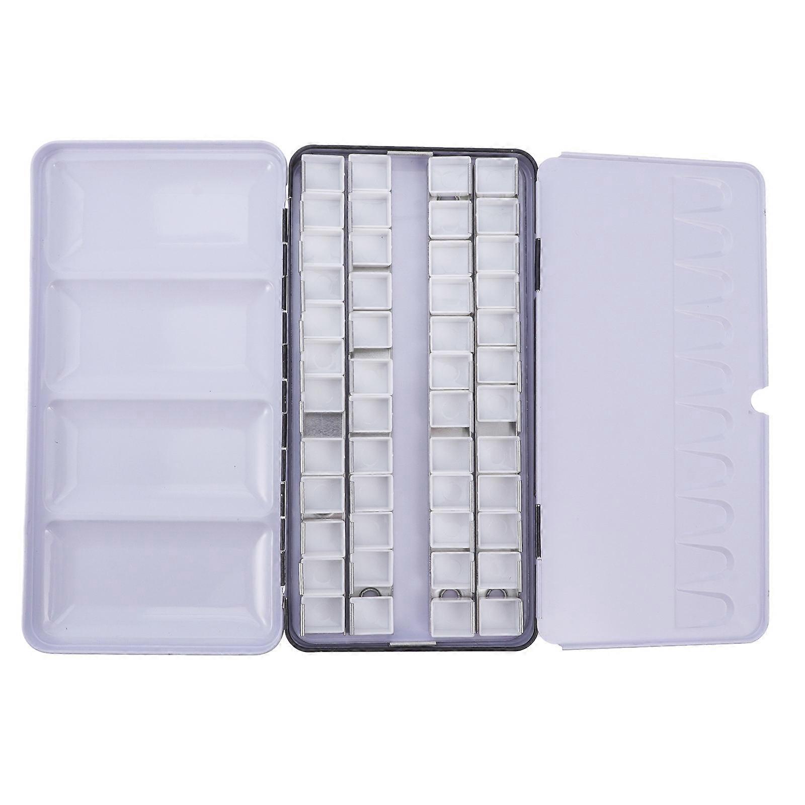 Empty Watercolor Tins Case Metal Paint Case for Storing 2Sets Large Paint Storage