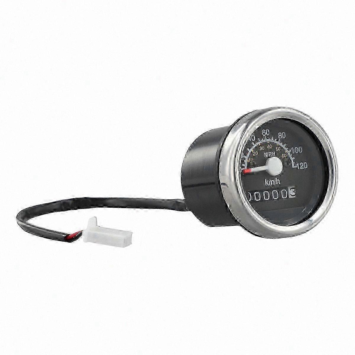 Universal Motorcycle Speedometer for Mini Bikes and Scooters with 12V System Compatibility