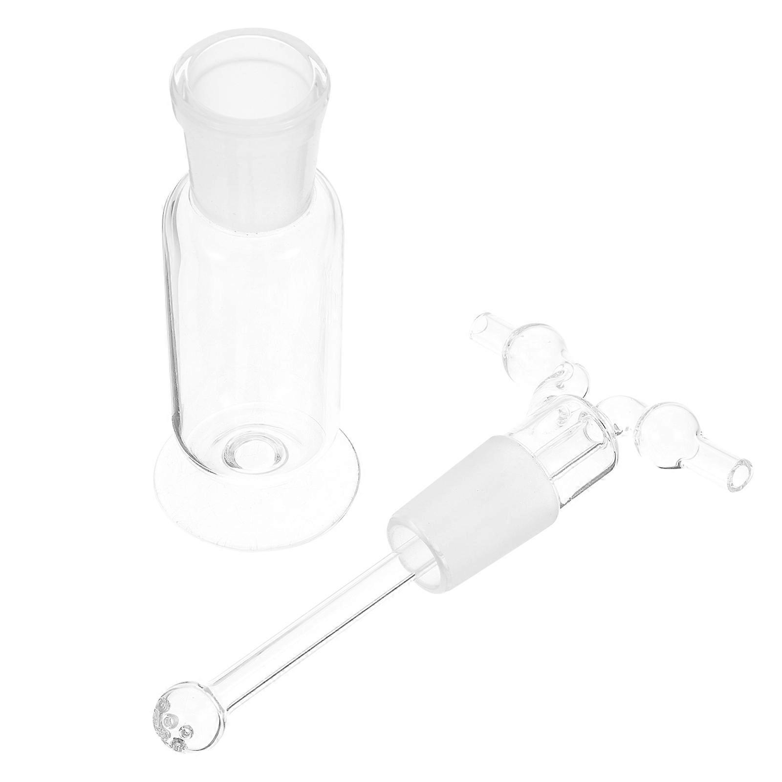 Gas Washing Bottle Glassware for Laboratory Gas Treatment 60ml Quantity