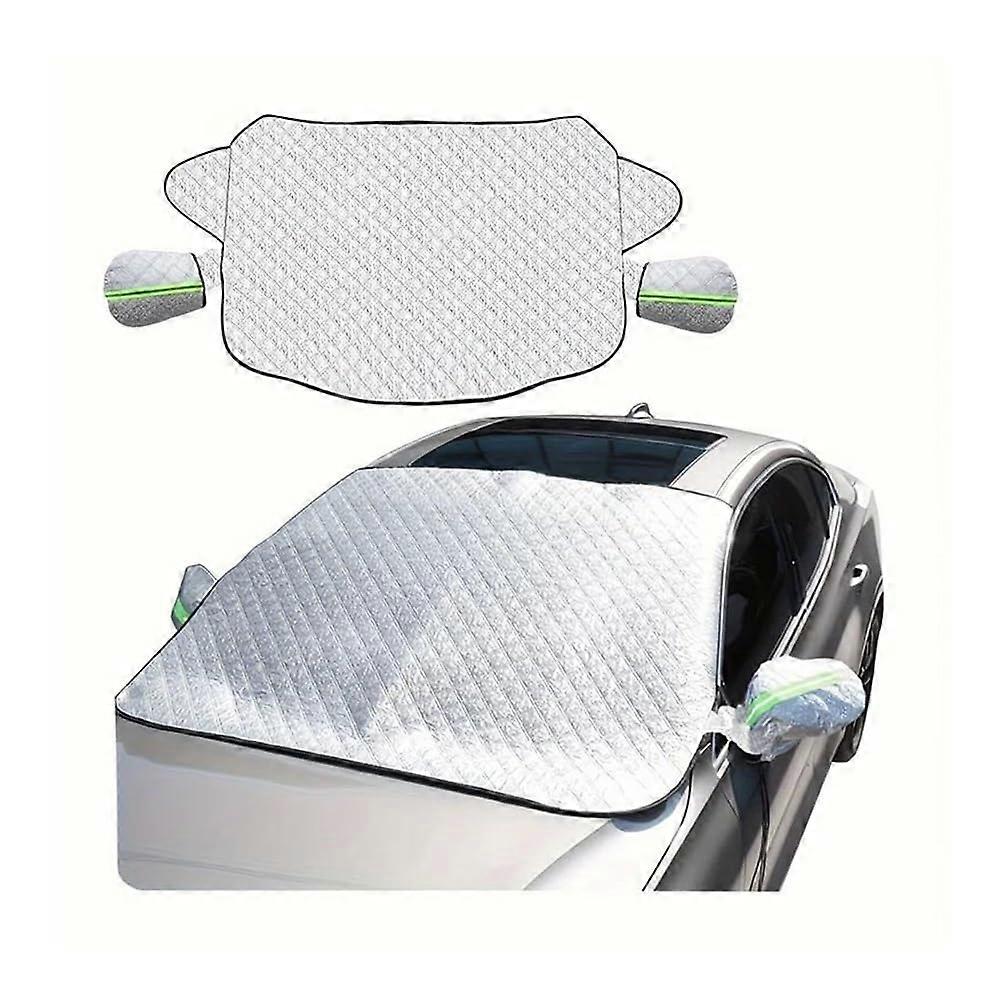 Windscreen Cover Heavy Duty Ultra Thick Protective Winter Shield Portable Collapsible