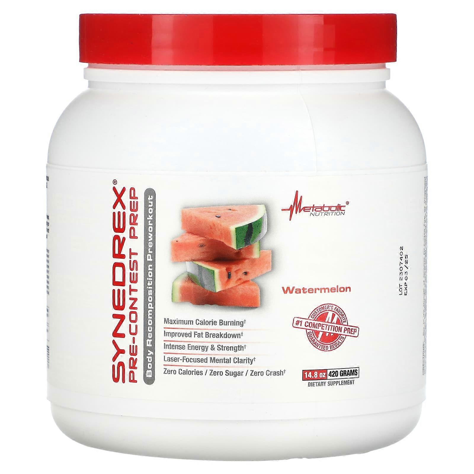 Synedrex, Pre-Contest Prep, Watermelon, 14.8 oz (420 g)