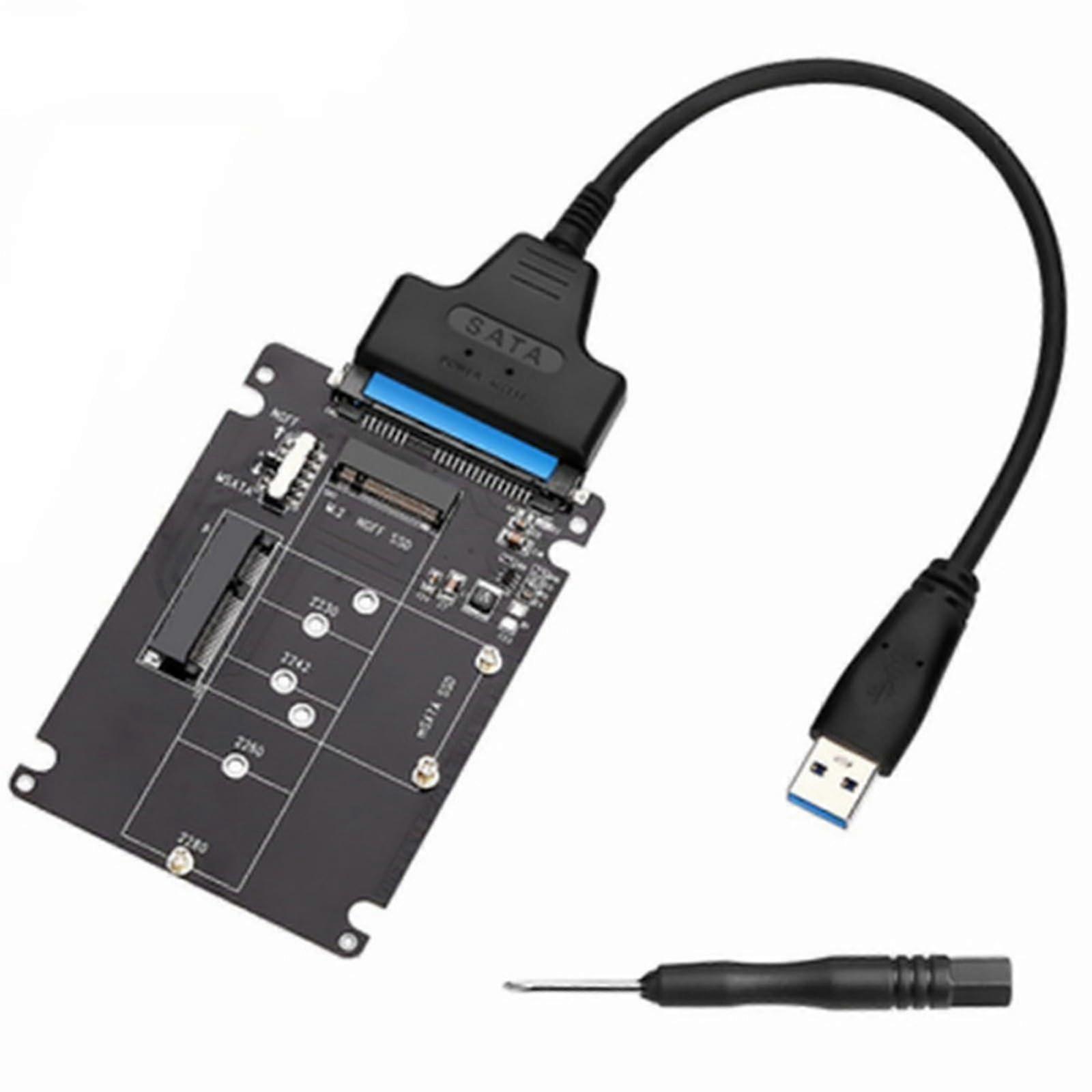 25-26 mSATA Adapter mSATA Solid Disk to Adapter Card USB Converters for Desktop Laptop Compatibility Set