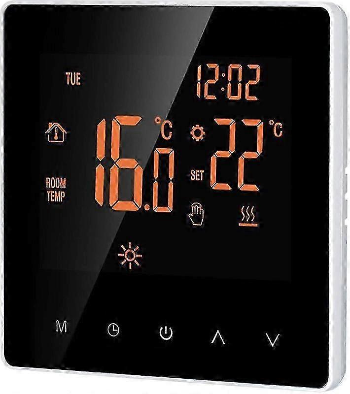 Smart Thermostat Digital Room Thermostat Programmable Lcd Display Touch Screen App Control Electric Wall Thermostat With Internal Sensor/floor Sensor