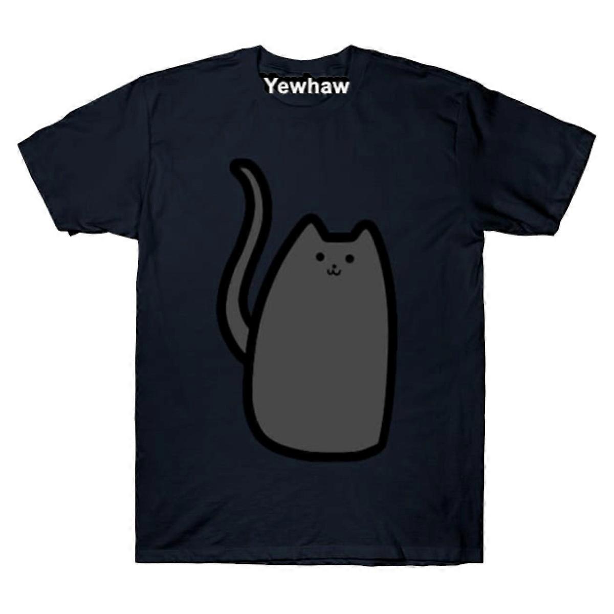 Dark Gray Cat T-shirt