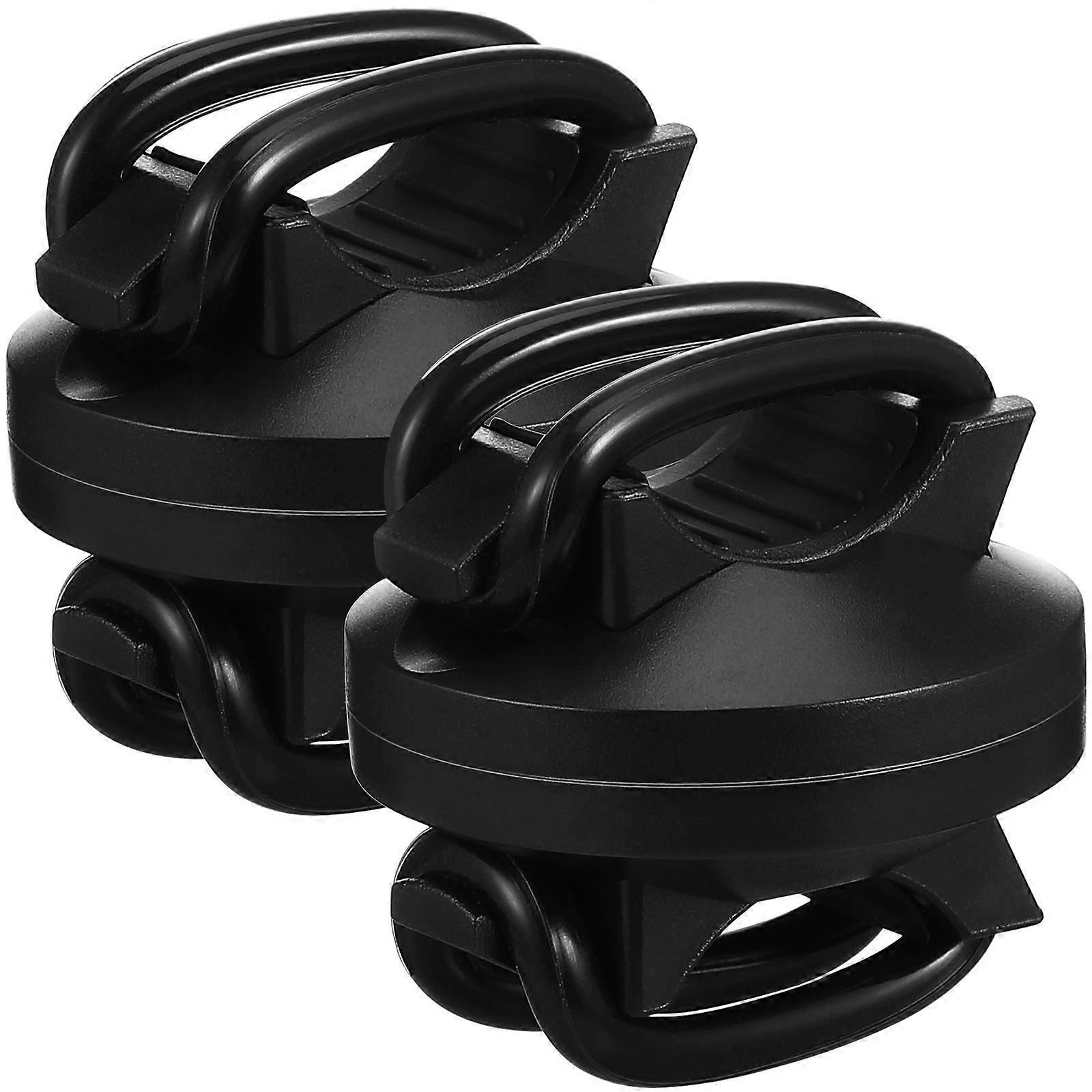 2 Pcs 360 Adjustable Flashlight Mount Holders Torches Clips Brackets for Outdoor Cycling Camping