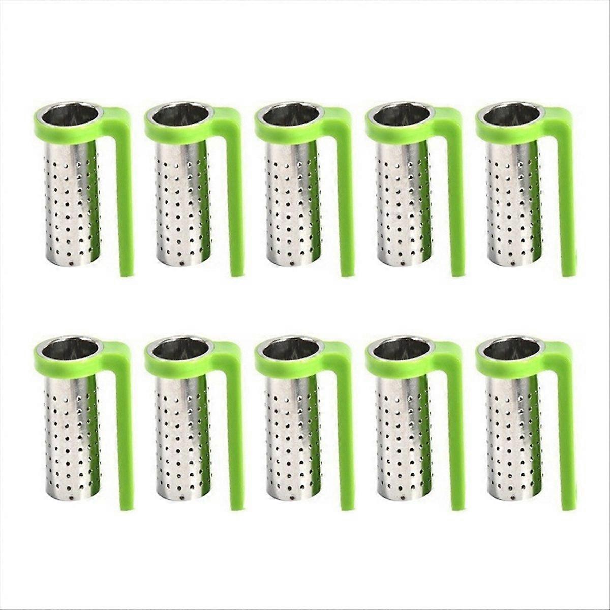 Tea Infusers Strainers Sieve Stainless Steel Infusers grass green