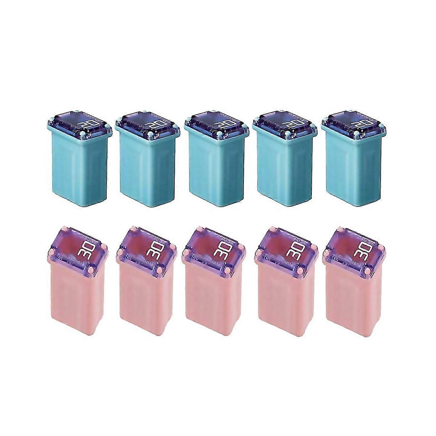 For 10 Pcs Of 20amp 30amp Miniature Box Fuses Fmm Mcase Type Fmm Maxi Fuses Low