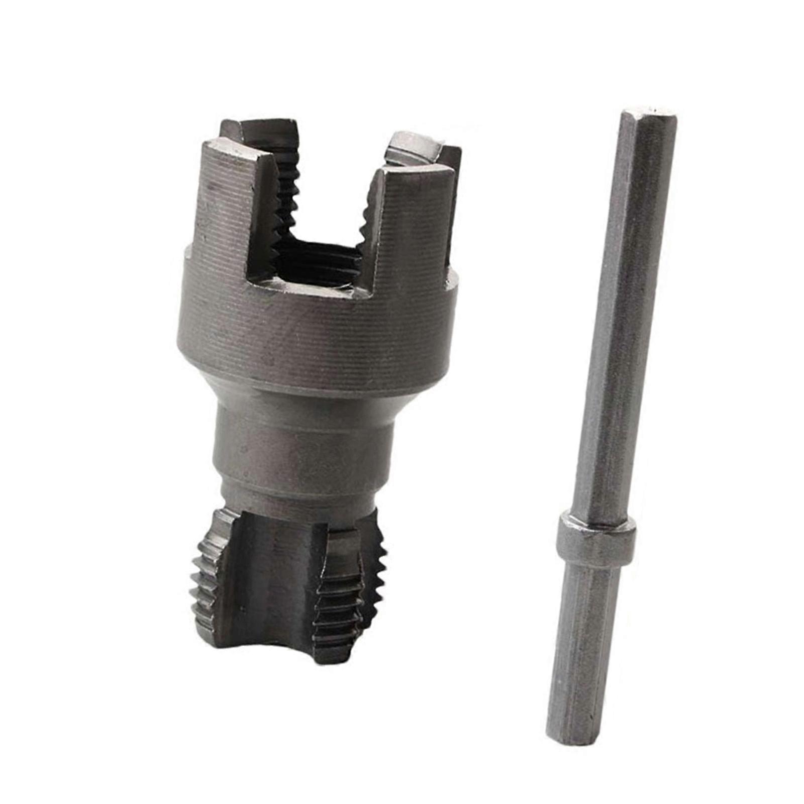 PVC Thread Maker Tool for Electric Drill Plastic Pipe Threader 1/2inch 3/4inch PVC Pipe Threading Dies Pipe Threader Multicolor