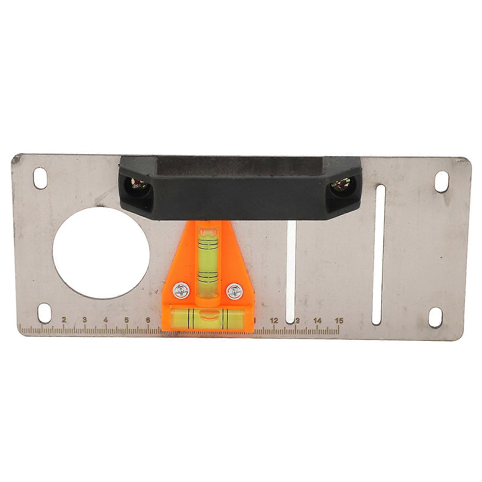 Stainless Steel Level Ruler Measuring Marking Positioning Slot Template Construction Tool