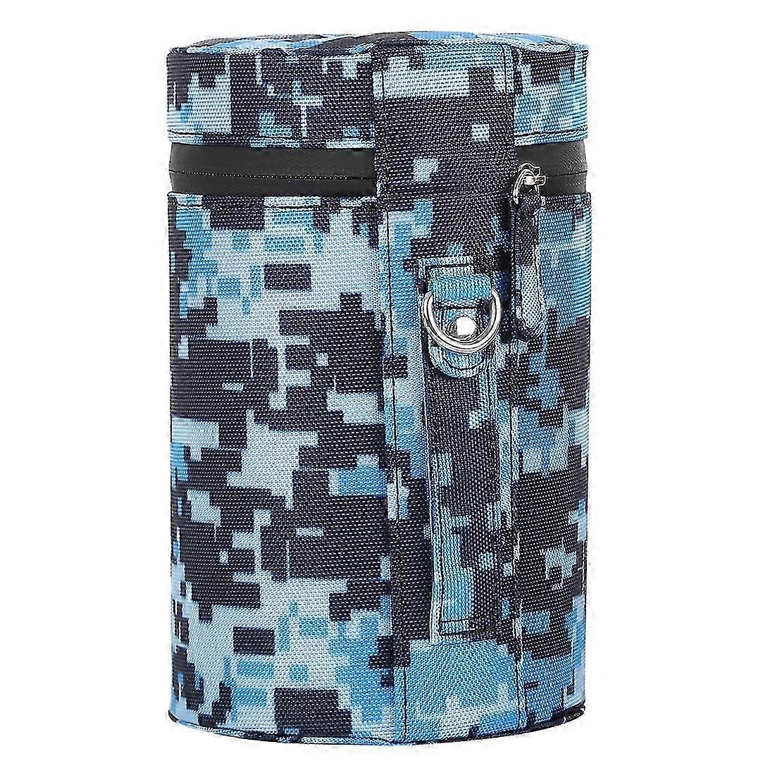 Camouflage Color Large Lens Case Zippered Cloth Pouch Box for DSLR Camera Lens, Size: 16x10x10cm
