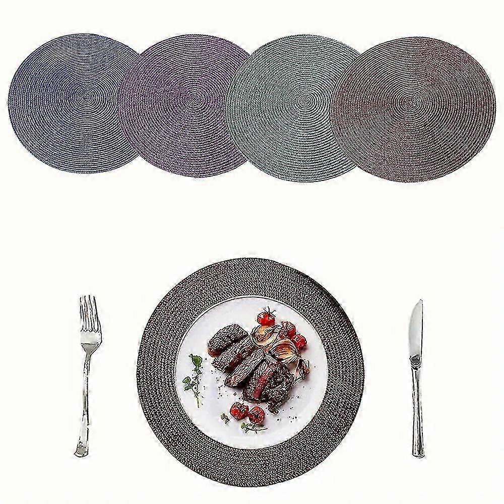 6 قطع المفارش المنسوجة يدويا مجموعة غير قابلة للانزلاق متعددة الأغراض وسادة الجدول ديكور لغرفة المعيشة المطبخ f54