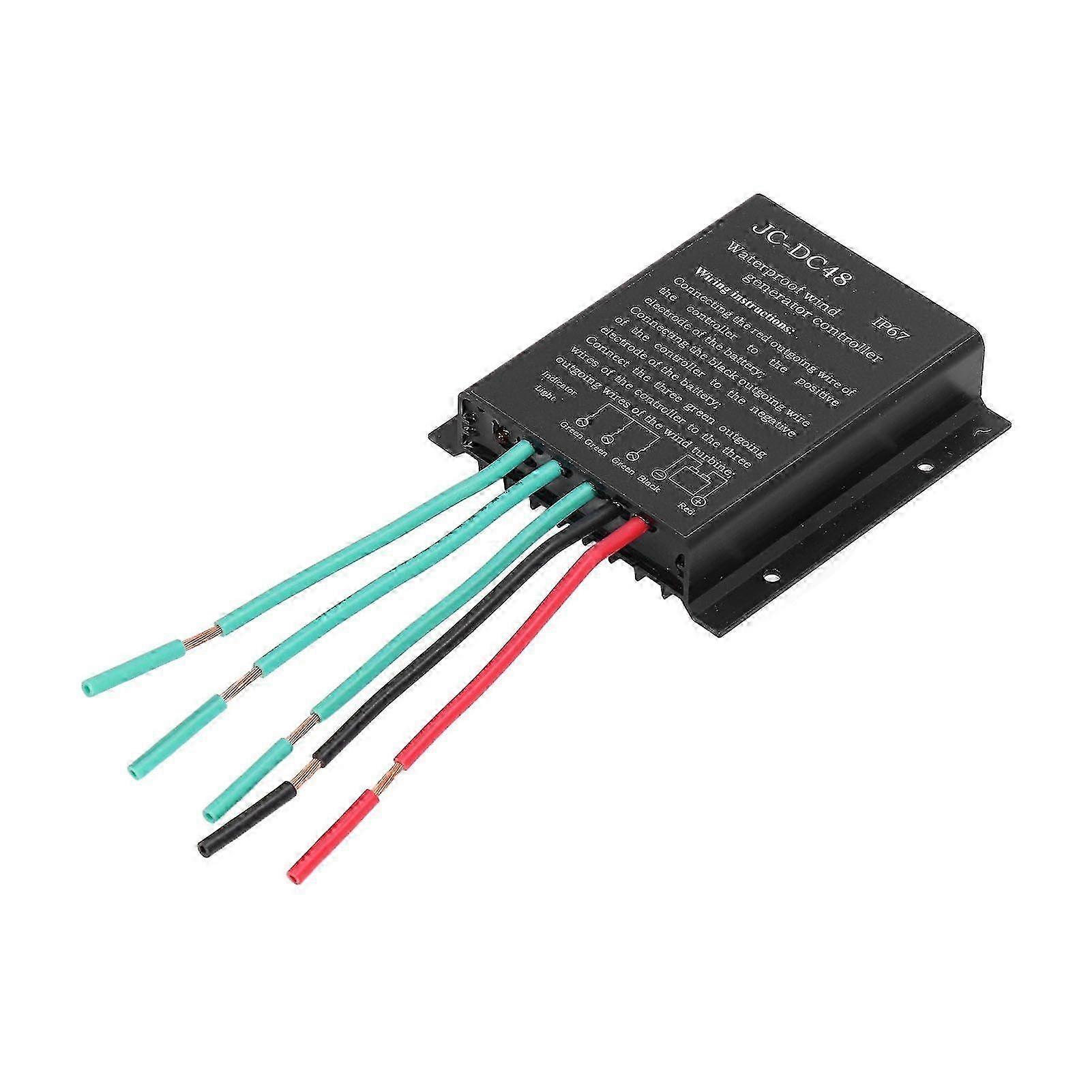 Wind Turbine Controller Waterproof Generator Battery Charge Regulator Accessory 48V