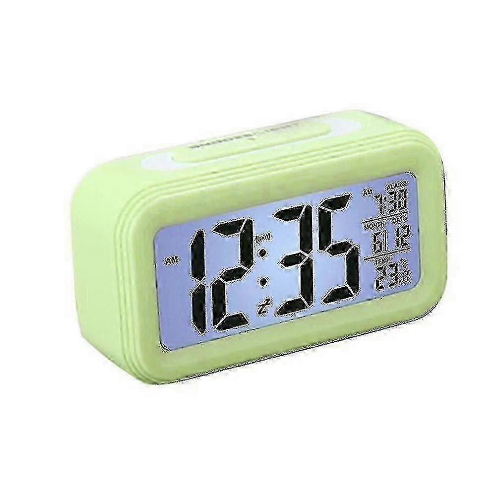 Temperature Digital Electronic Alarm Clock Backlight Calendar Snooze Function Bedside Alarm Clocks D