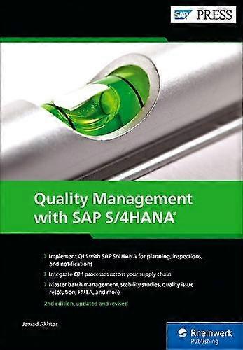Qualitätsmanagement mit SAP S4HANA von Jawad Akhtar (gebundenes Buch)