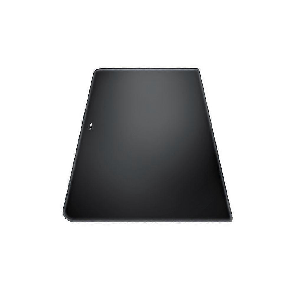 Tabla de cortar Blanco de cristal templado satinado negro