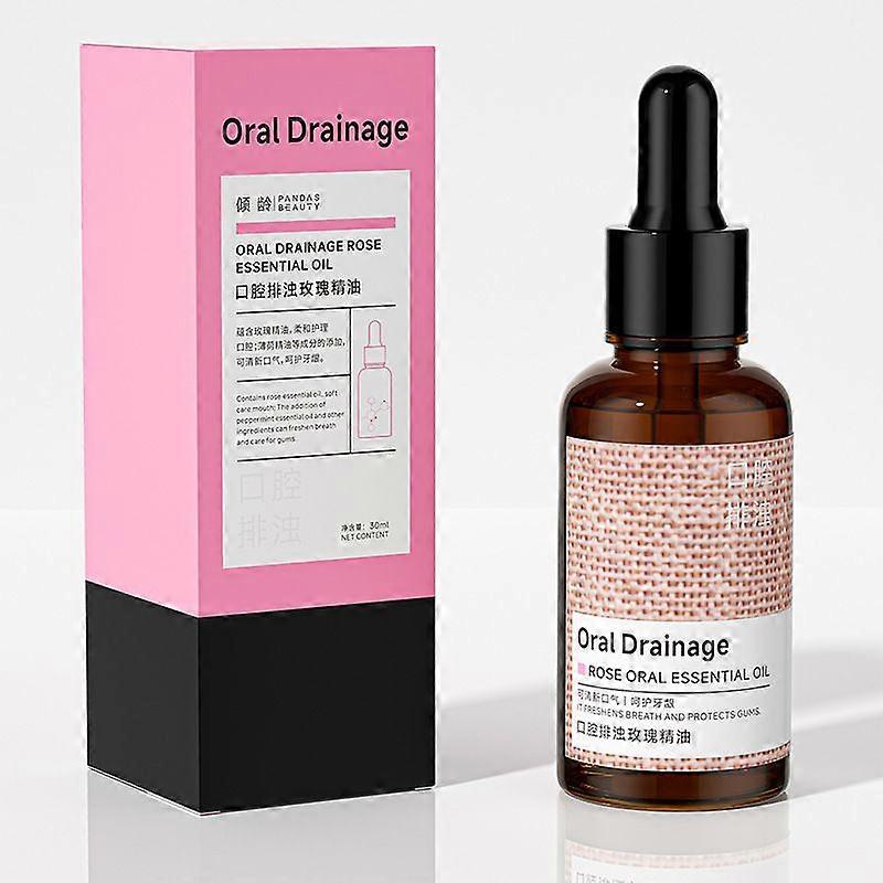 Enxaguante Bucal Qingling com Óleo Essencial de Coco e Rosa 30ml - Cuidado Bucal, Hálito Fresco e Hidratante - Frasco Portátil 1