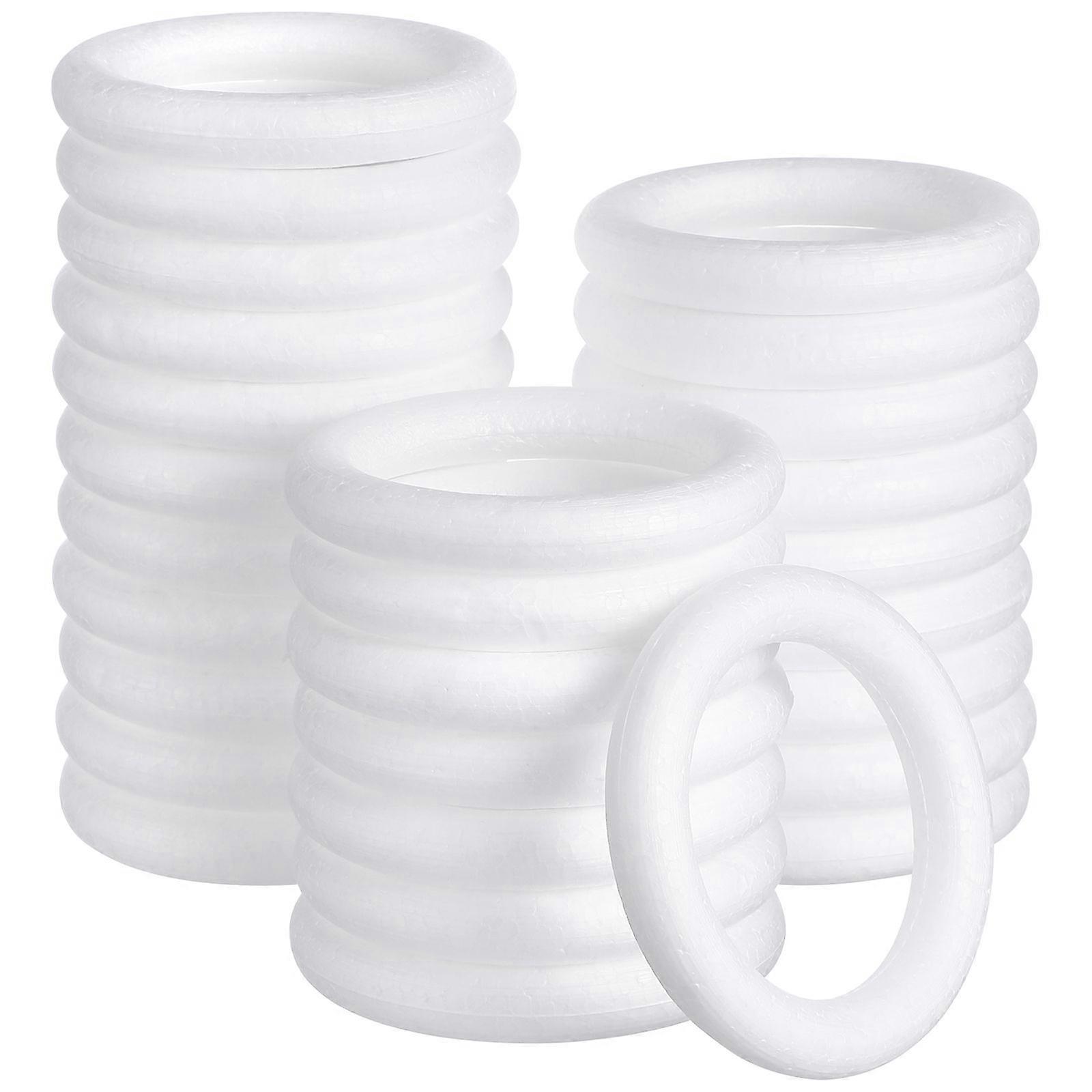 30Pcs Circular Ring Art Painting Material Model Funny DIY Accessory for Kid Child