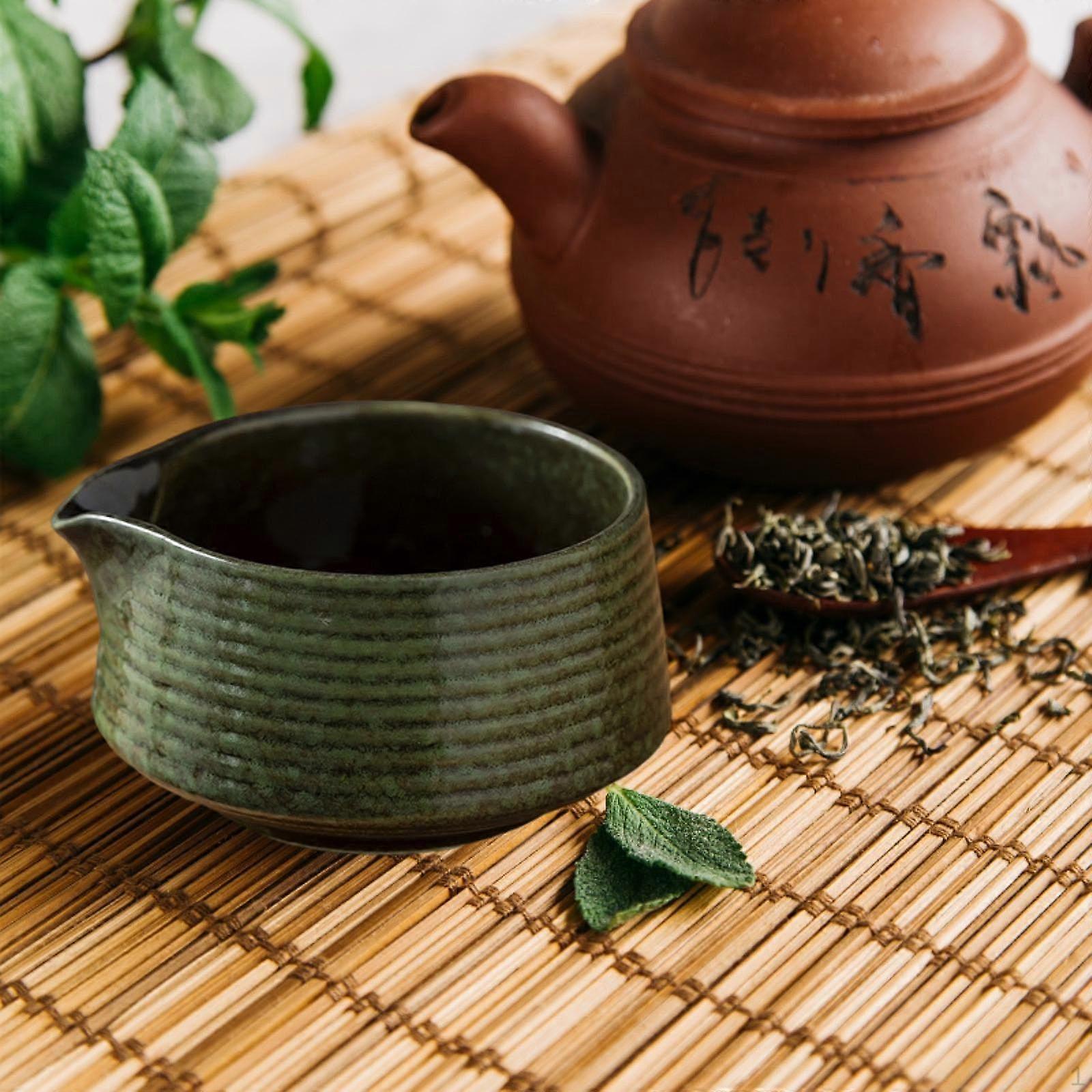 500ml Matcha Mixing Bowl with Spout for Tea Preparation Gift