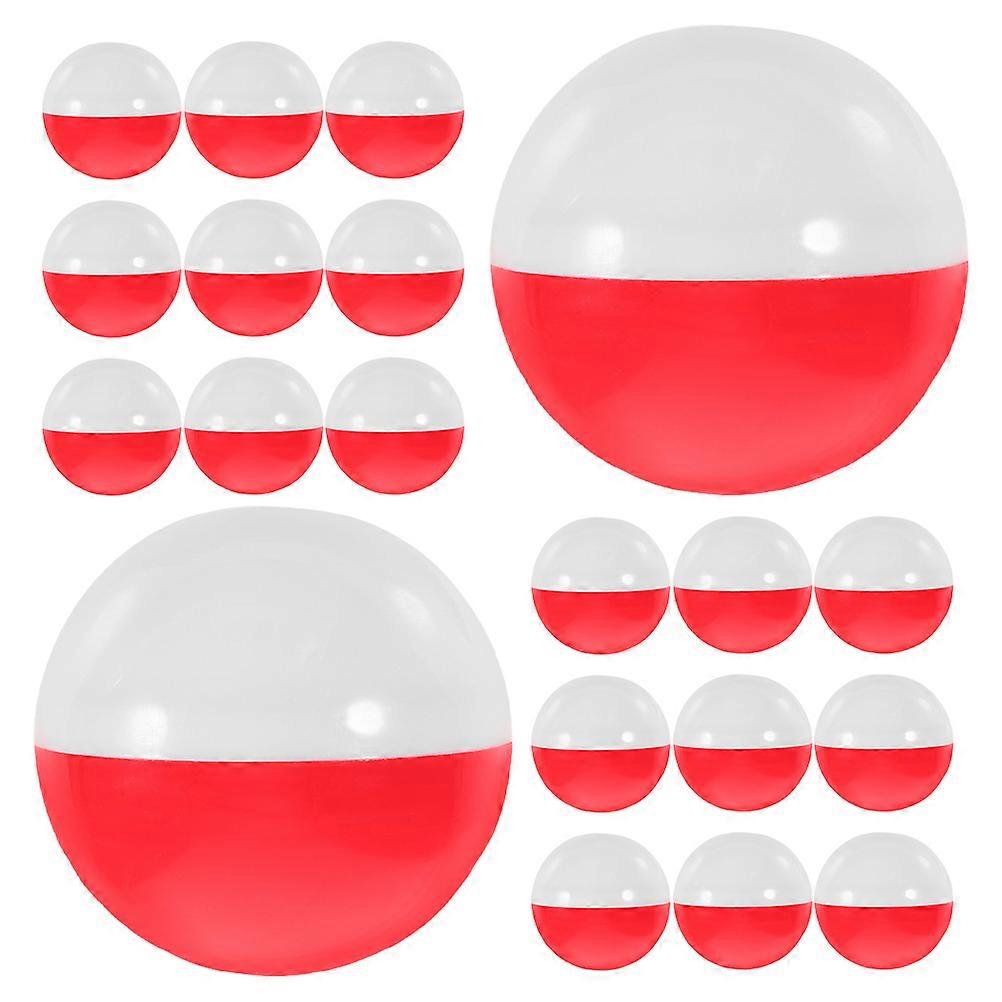 Assorted Color Round Capsule for Prize Draw Games 20Pcs Plastic Balls