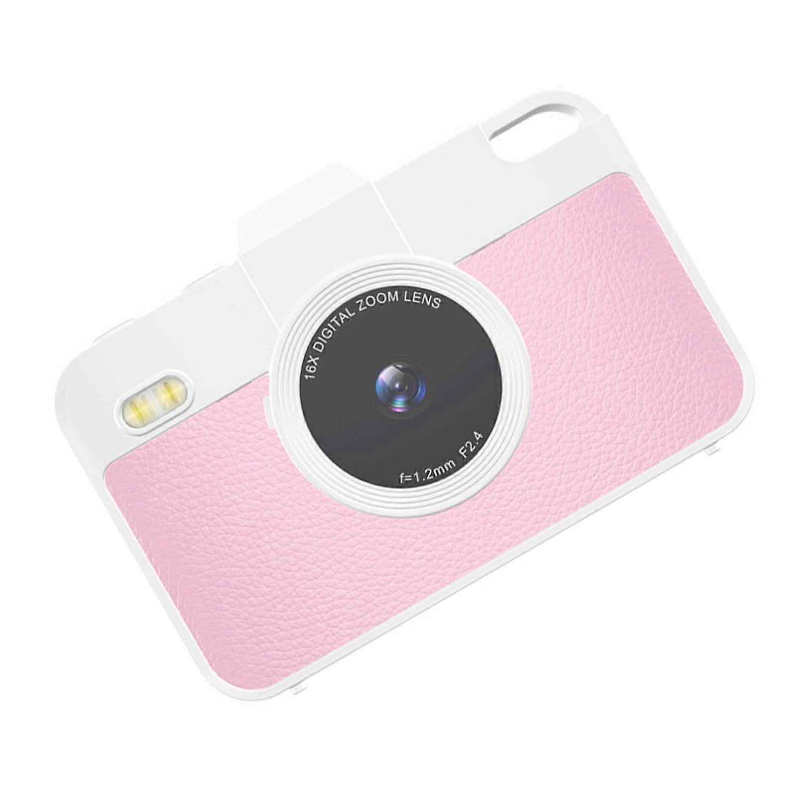 48MP 720P Kids Camera Constructed in 35 Fun Filters Permanent Plastic Building Simple Regulates Perfect First Camera for Juvenile Photographers  Pink