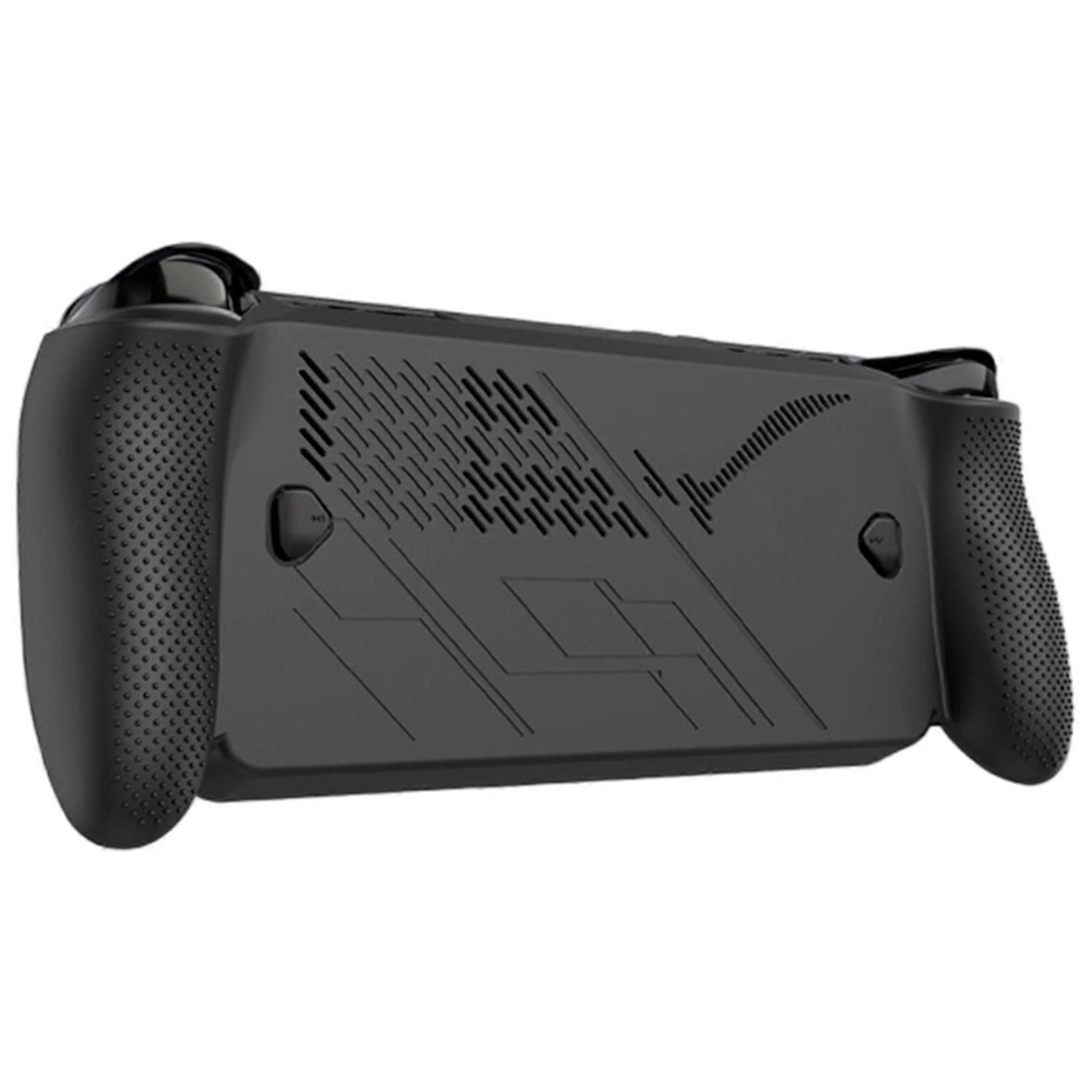 Game Console Housing Cover for ROG X Silicone Sleeve Full Coverage Protective Case Scratchproof Shell Case  Black