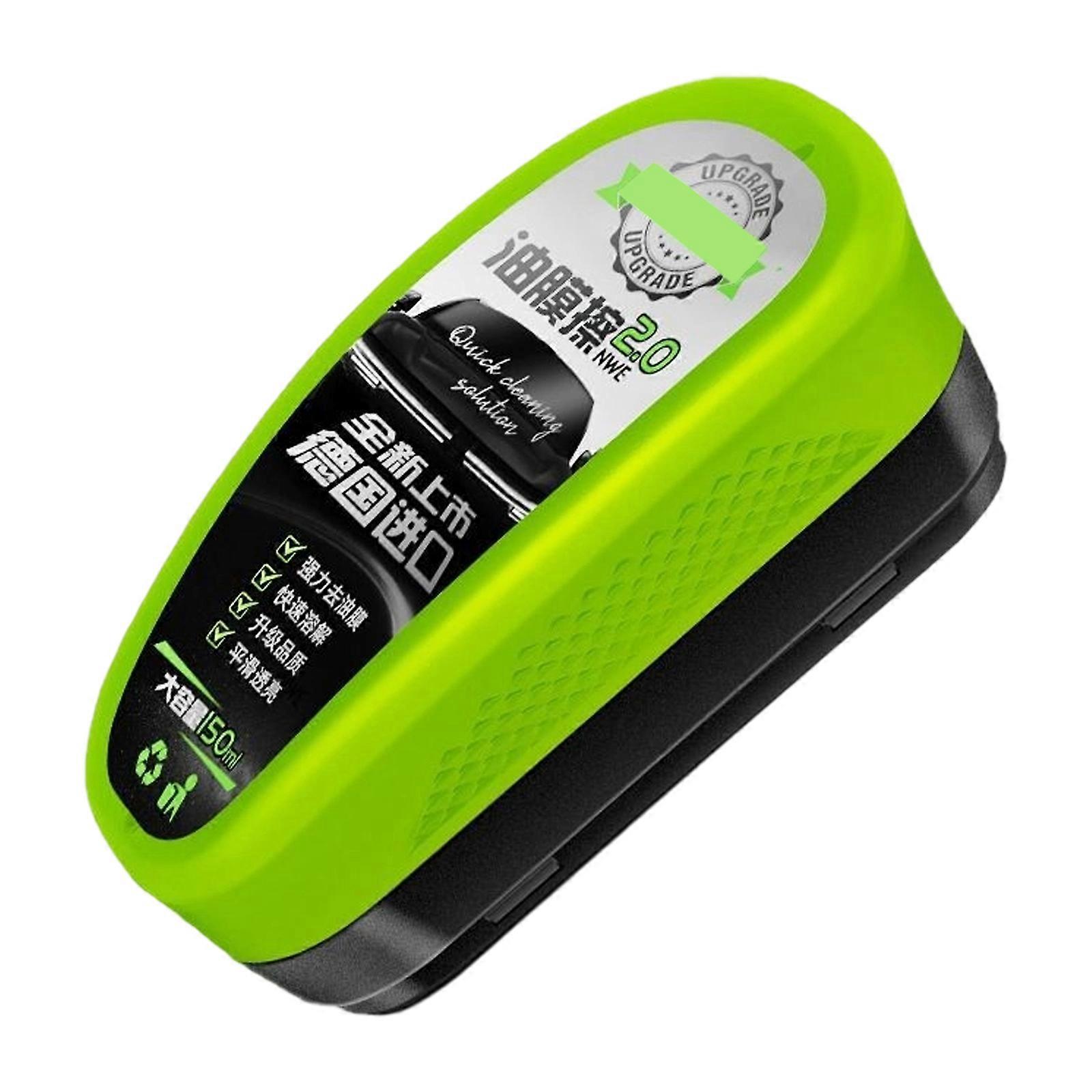 Quick Acting Windshield Cleaning Solution Eliminates Grease Dirt & Water Spots for Clear Day Night View Use Multicolor