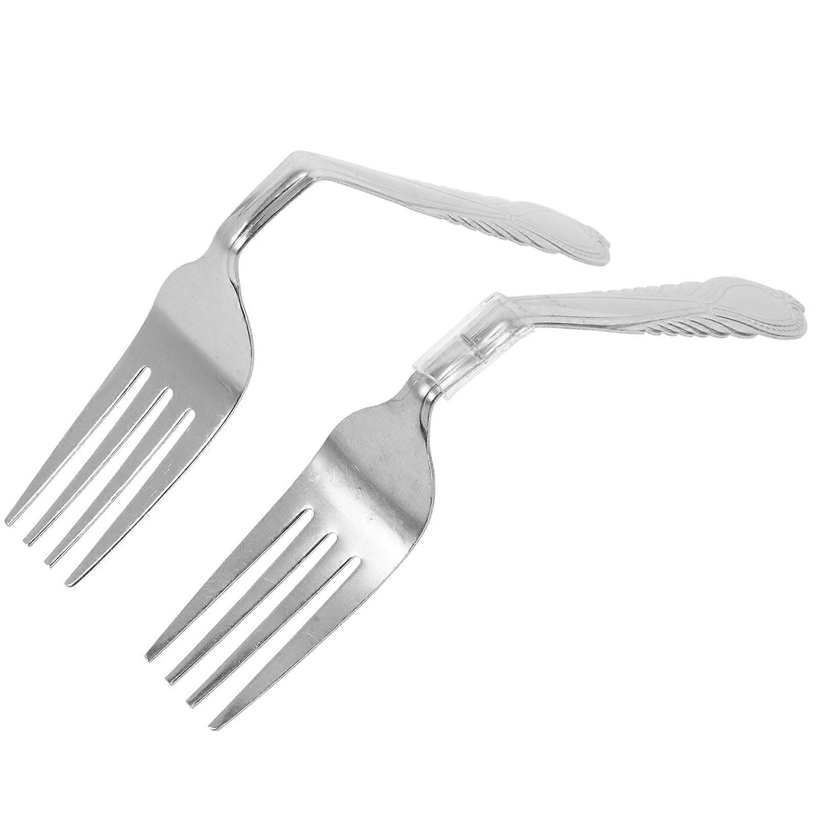 Mind Bend Fork Props 2Pcs Unique Gimmicks For Close-Up Color Designed For Beginners And Professional