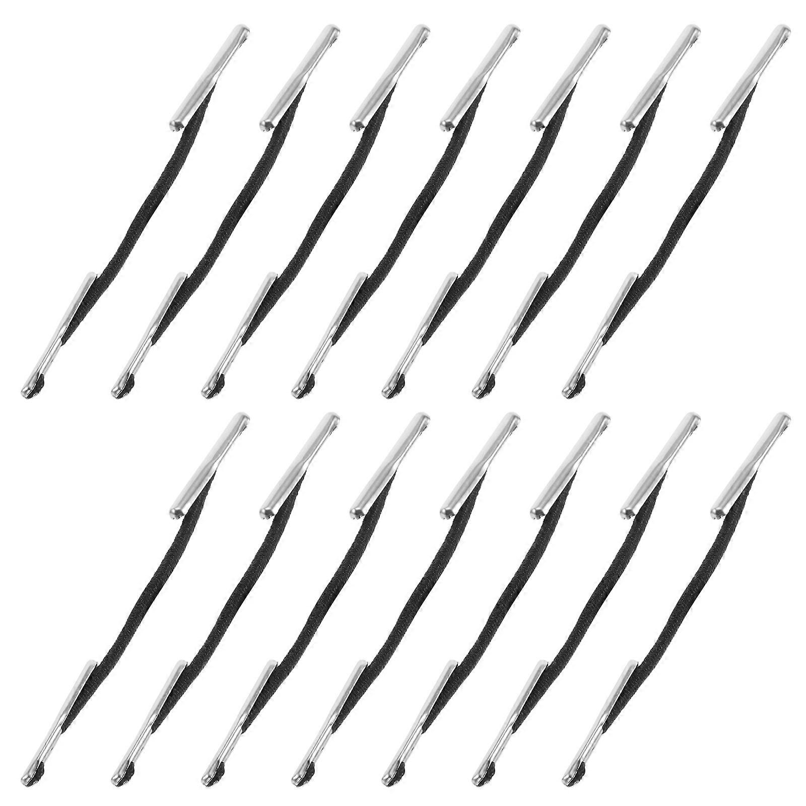 Highstrength Iron Buckle Elastic Barbed Cord for Fixing Hats 100Pcs